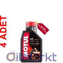 Motul 710 2t 1 L 2 Zamanlı Tam Sentetik Motosiklet Yağı (4 Adet)