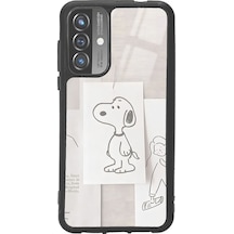 Reeder P13 Blue 2021 - 2022 Snoppy Tasarımlı Glossy Telefon Kılıfı Siyah