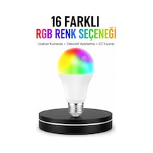 Renk Değiştiren Rgb Led Ampul 16 Renk Uzaktan Kumandalı 2025 Model Çok Renkli 52156936