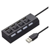 Hadron Usb Çoklayıcı Kablolu Anahtarlı 4 Port Hadron Hd-102
