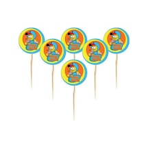 Kral Şakir Action Konsept Parti Cupcake Kürdan 16'lı