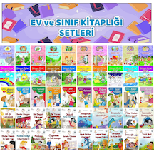 1.sınıf Ev Ve Sınıf Kitaplığı İçin Büyük Boy Eğlenceli 50 Li Hikaye Seti 16 Yaprak
