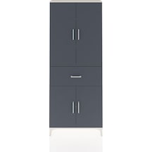 Arges Dolap 4 Raflı Tek Çekmeceli 4 Kapaklı 88x30x221 Aytaşı-... Aytaşı