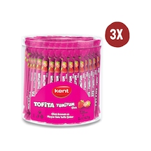 Kent Tofita Yumiyum Yumuşak Şeker Çilek 6.7 G 3 x 120 Adet