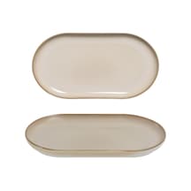 Güral Porselen Bilbao 2 Adet 20x11 Cm Kayık Tabak Agate 969