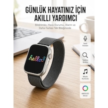 Android Ve İos Uyumlu Uyku Ve Takibi Yapabilen 3 Kordonlu Akıllı Saat