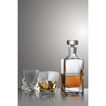 Paşabahçe 93103 Diamond 3 Parça El İmalatı Viski Seti Beyaz