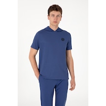 U.S. Polo Assn. Erkek Regular Fit Bisiklet Yaka Açık Lacivert Tişört 50300220-VR059