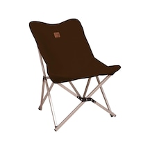 Box&box Alüminyum Katlanabilir Kamp Sandalyesi, Piknik Sandalyesi, Taşıma Çantalı, Kumaş, Kahverengi