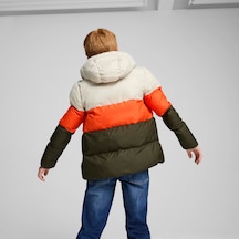 Puma Poly Genç Kapüşonlu Şişme Mont 626502 70 Yeşil
