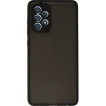 Samsung Galaxy A72 Kılıf Montreal Silikon Kapak - Siyah Çok Renkli