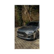 Audi A4 B9 S Line Ön Lip 2019-2024 Parlak Siyah Sportif Ön Tampon Eki