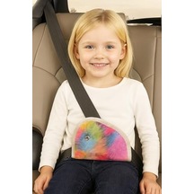 Tie-dye Emniyet Kemeri Düzenleyici, Çocuklar İçin Gökkuşağı Renkleri, Araba Koltuğu Konfor Pedli, Omuz Koruyucu, Boyun Kesme Önleyici, Kaymaz İç Yüzey, Ergonomik Tasarım