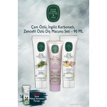 Eyüp Sabri Tuncer Çam, Karbonat, Zencefil X3 90 Ml Diş Macunu, Rosie Beyazlık
