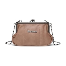Smart Bags Mini Boy Yıkama Deri Burslu Kadın Kese 21-k Barcelona 1937-7 Vizon