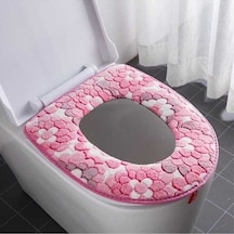 Tongxida Yaz Boyu Pembe Peluş Minder, Bosphorusboutique Koltuk Klozet Kapağı Pembe