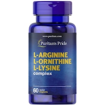 Puritan's Pride L-arginine L-ornithine L-lysine Complex 60 Tablet