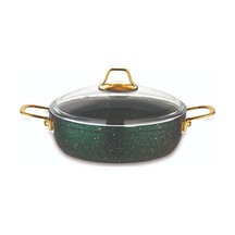 Evimsaray Zümrüt 28Cm Basık Tencere S-8128