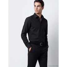 Lcw Busıness Siyah Slim Fit Erkek Gömlek