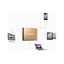 Moly Harici Ssd 2tb Usb 3.0 Altın 75x58mm, Hızlı Depolama Çözümü