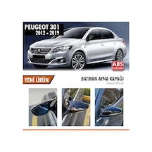 Peugeot 301 2012 Sonrası Batman Yarasa Ayna Kapağı (piano Black)