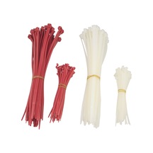 Kablo Bağları, 100 Mm Ve 200 Mm, 200'lü Paket, Kırmızı/beyaz