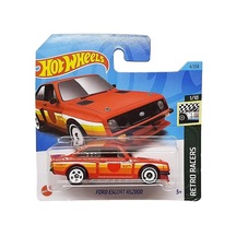 Hot Wheels - Ford Rs2000 - Retro Racers 1/10 - Hkj77 - Short Card - Kırmızı - Mattel 2023