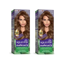 Hubrendy Tedarik Naturals Saç Boyası Kumral 7/0 2x Paket