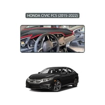 Honda Cıvıc Fc5 2015-2022torpido Koruma Halısı Gri Kenar