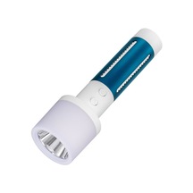 Cbtx Ch23036 Çift Işıklı El Feneri Su Geçirmez Led Boncuklar Çok Renkli Gece Lambası Kaymaz Taşınabilir El Feneri - Mavi