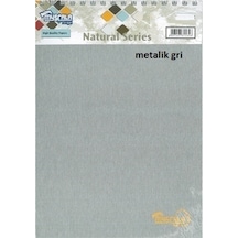 Özkan Defter A4 100 Yaprak Bloknot Myscala Çizgili Gri