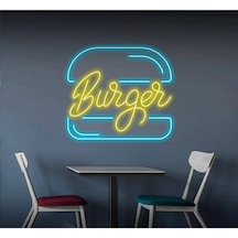Twins Led Burger Yazılı Ve Şekilli Neon Tabela Gün Işığı Model:model:63813366