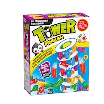 Tower Penguen Penguenler Çok Sevimli Aile Kutu Zeka Oyunu Oyuncak