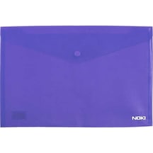 Noki Dosya Çıtçıtlı Evrak Zarfı Mor A4