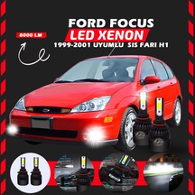 Ford Focus 1 1999-2001 Sis Farı Uyumlu Şimşek Etkili Led Xenon Light Series H1