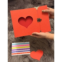 Kalpli Kapaklı Fotoğraf Albümü Metal Kilitli, Scrapbook Uyumlu 26 18 Cm