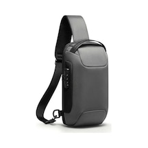 Didadodo Mark Ryden Odyssey Mini Mr-7116 Kilitli Omuz Çantası, Siyah/yurtdışı Gri Gri