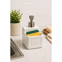 Porselen Sıvı Sabunluk 500 Ml Krem - 901858559 Krem