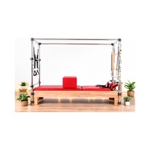 Combo Cadillac Reformer Kırmızı Renk 1. Sınıf Kayın Ağacı