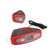 Araç İçi Isıtıcı Fan Led Işıklı Cam Buğu Çözücü Oto Isıtıcı 12v
