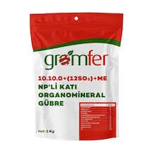 10.10.0+12so3 Organomineral Gübre 1 KG
