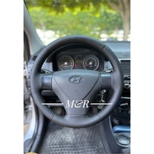 Hyundai Era  Kaplama Deri Direksiyon Kılıfı Siyah