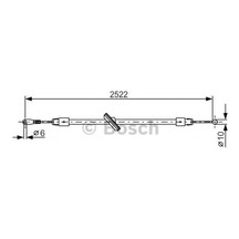 El Fren Telı On Sprınter 906 0616 Crafter 0616 2522mm