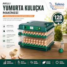 128 Yumurta Profesyonel Tam Otomatik Kuluçka Makinesi Dijital Isı Ve Nem Kontrollü Akıllı Kuluçka Cihazı
