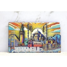 Ahşap İstanbul Temalı Magnet Alk4365 -