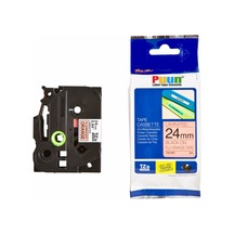 Puun Brother P-Touch TZE-B51 24MM x 8m Fosforlu Turuncu Orange Üz