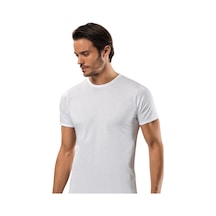 Weweus Beyaz Micro Modal Premium Erkek T-shirt 1134 Beyaz