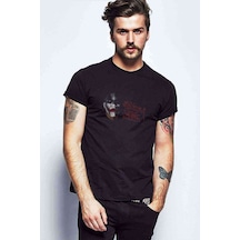 Joker Baskılı Siyah Erkek Tshirt (528852022)