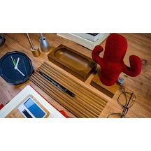 Kayigo Woody Üçlü Ofis Seti Açık Kahverengi N11.9354