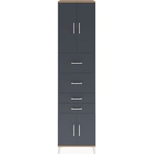 Hyperion Dolap 2 Raflı 4 Çekmeceli 4 Kapaklı 60x44x243 Çam-an... Çam